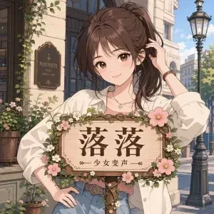 落落 - 少女音RVC变声模型_陪玩变声_AI翻唱