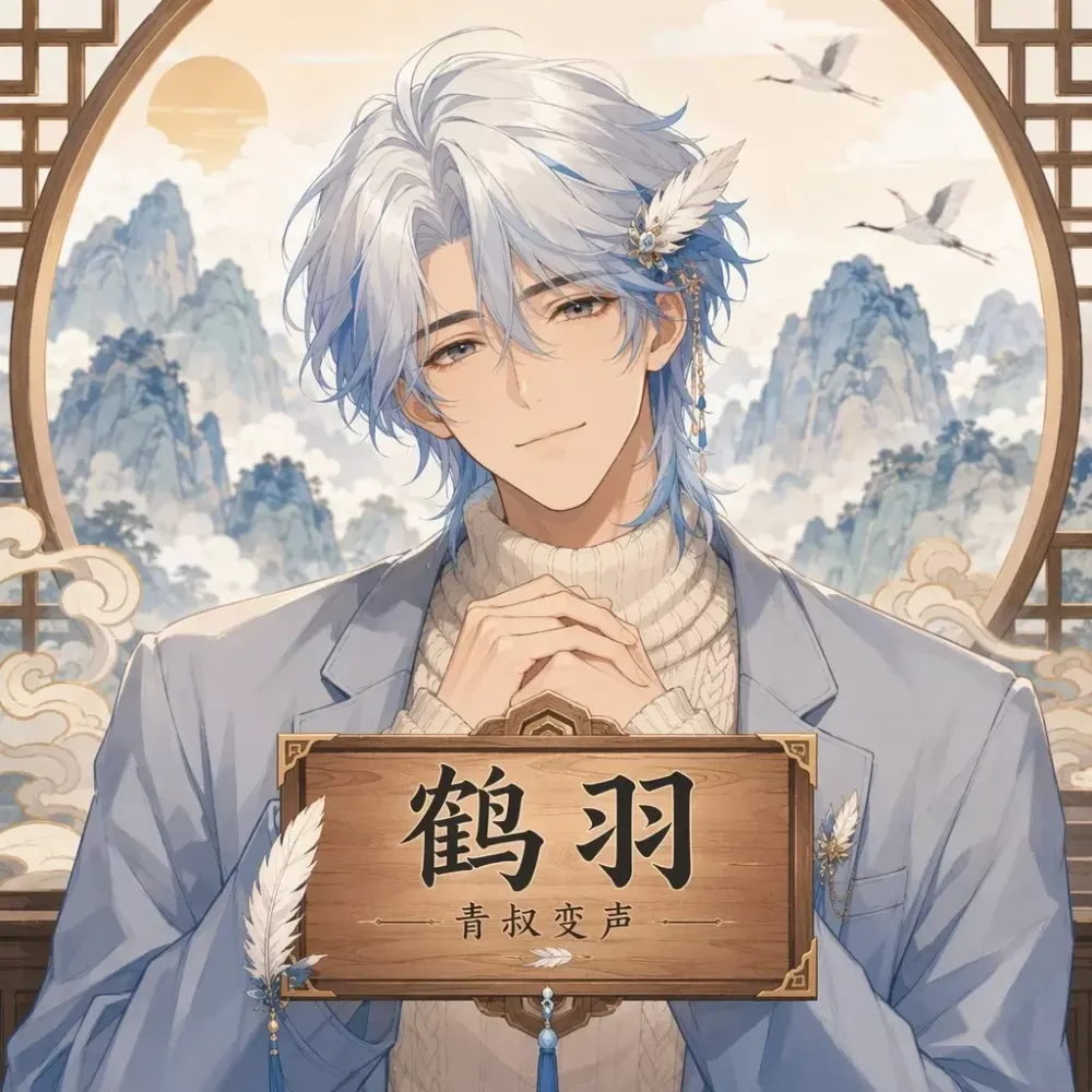 【RVC模型】鹤羽·青叔音 · 陪玩配音娱乐