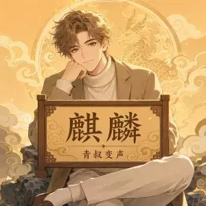 麒麟 - 青叔音RVC变声模型_陪玩变声_AI翻唱