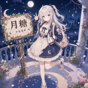 月糖 - 少女音RVC变声模型_陪玩变声_AI翻唱